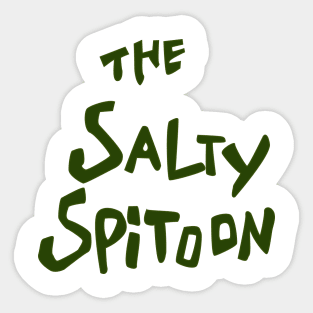 The Salty Spitoon logo Sticker